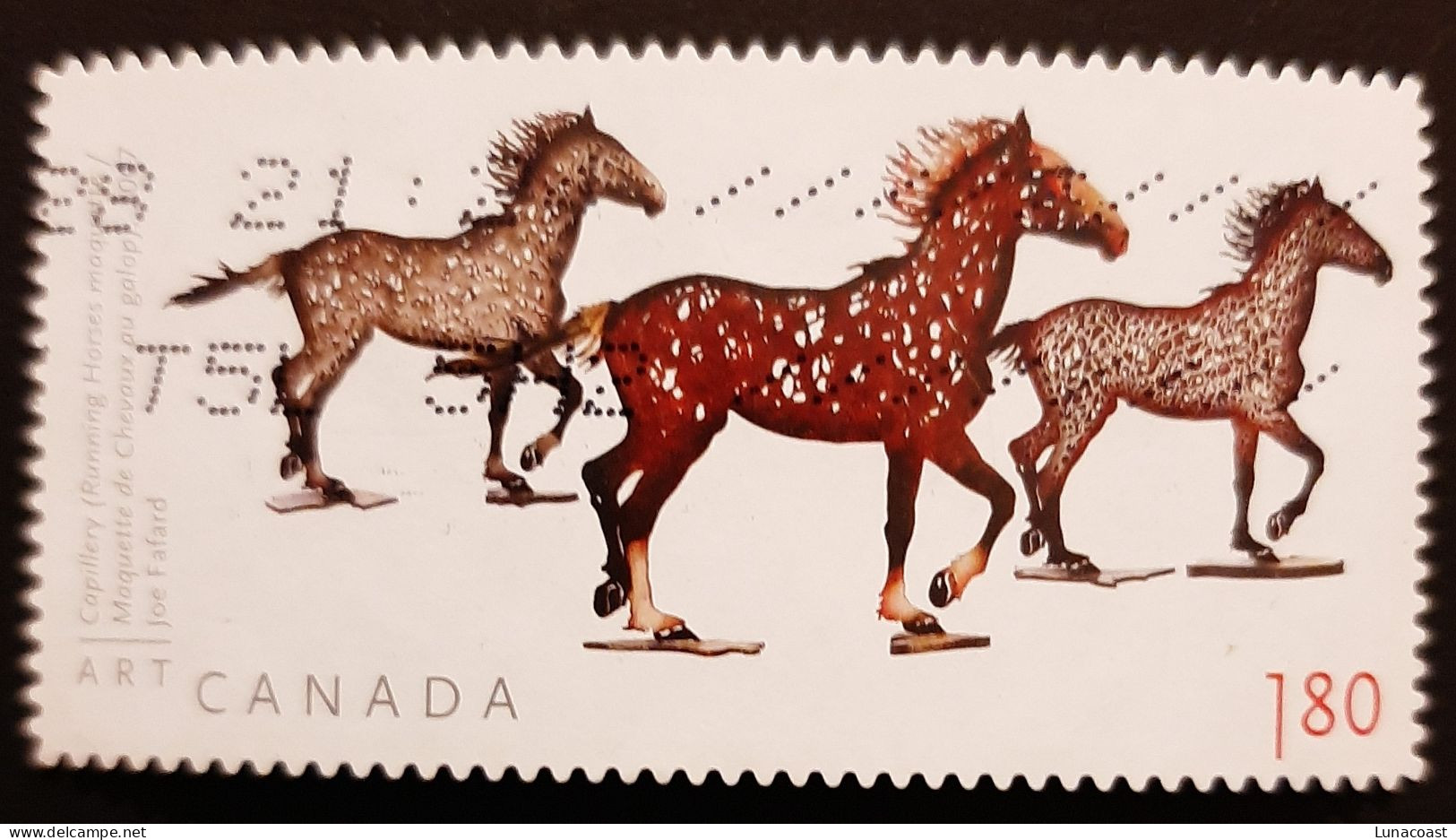Canada 2012 USED  Sc 2525   1.80$  Horses - Gebraucht