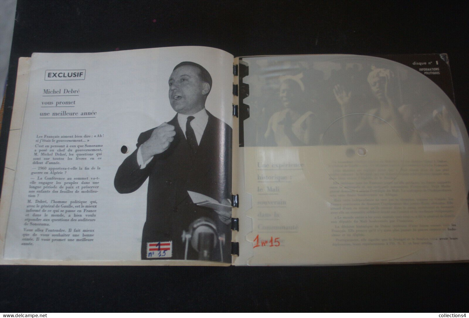 SONORAMA N°15 JANVIER 1960 PAGNOL.COLETTE DEREAL.E PIAF.DIETRICH.RITCHIE VALENS ET + - Special Formats