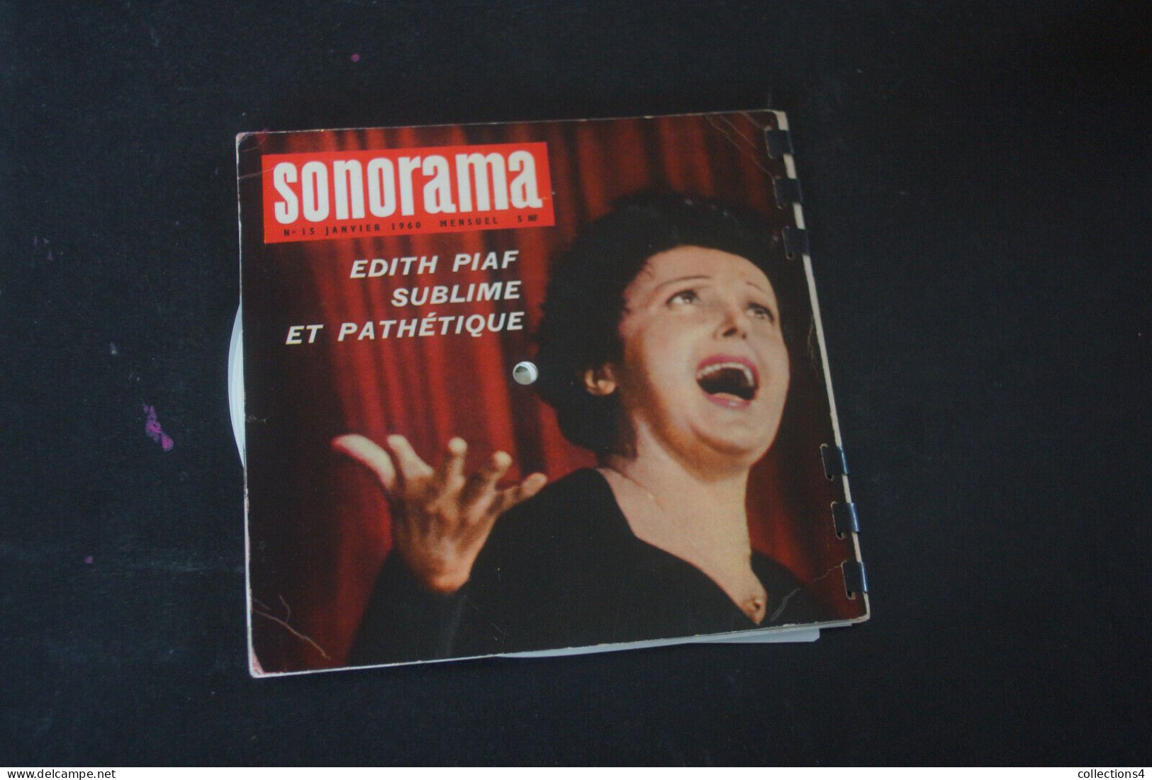 SONORAMA N°15 JANVIER 1960 PAGNOL.COLETTE DEREAL.E PIAF.DIETRICH.RITCHIE VALENS ET +