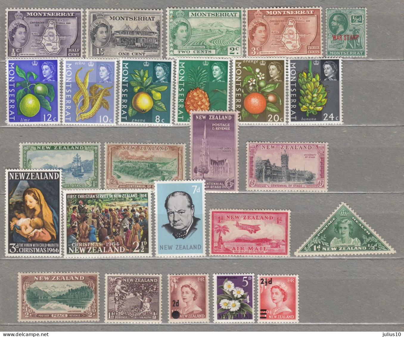 BRITISH COLONIES Different MNH/MH Stamps #v331 - Lots & Kiloware (mixtures) - Max. 999 Stamps