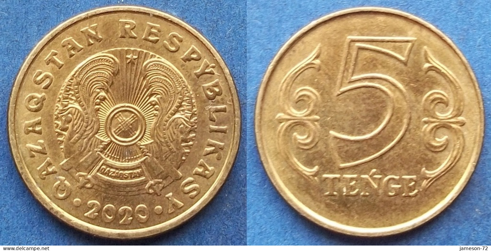 KAZAKHSTAN - 5 Tenge 2020 Independent Republic (1991) - Edelweiss Coins - Kazajstán