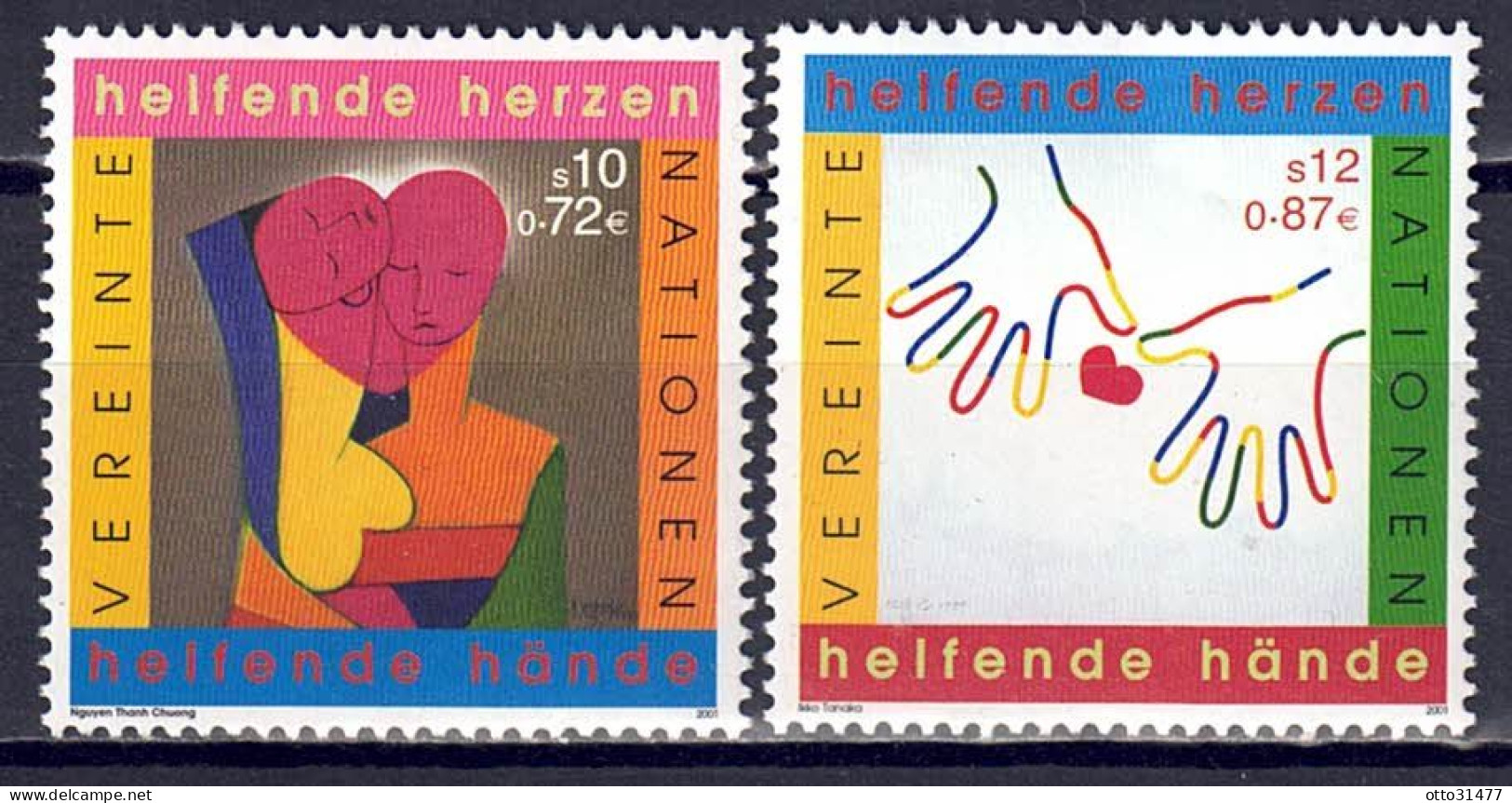 UNO Wien 2001 - Gemälde, Nr. 331 - 332, Postfrisch ** / MNH - Unused Stamps