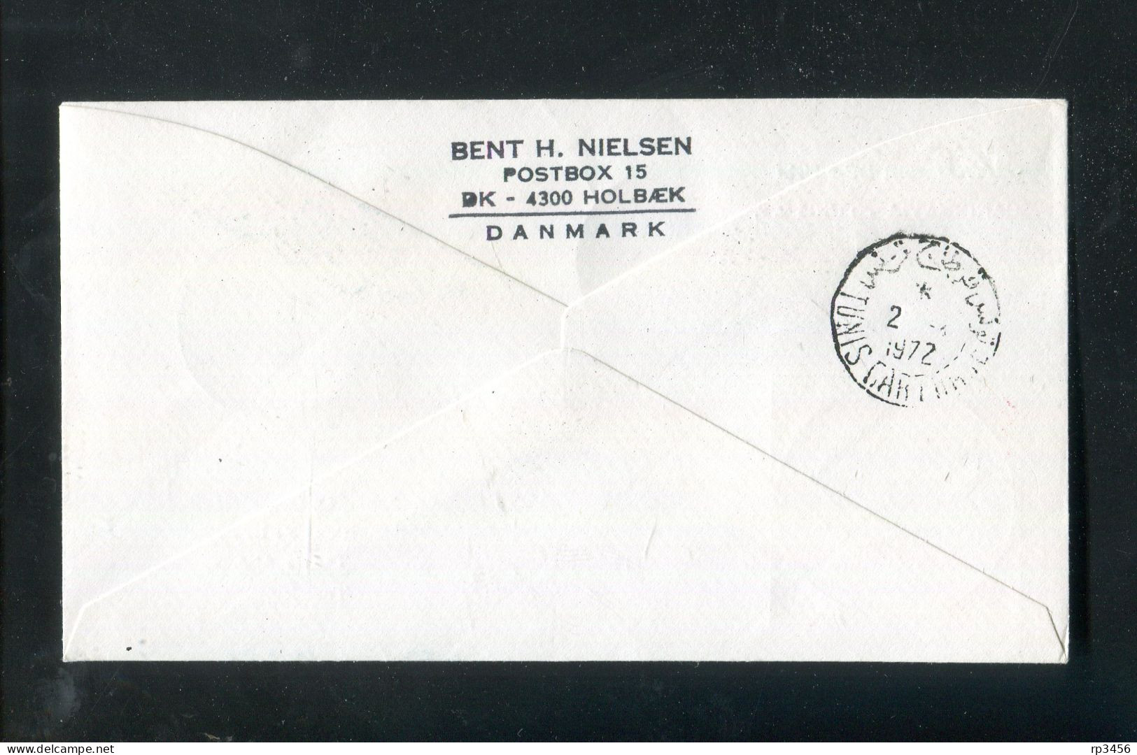 "NORWEGEN" 1972, SAS-Erstflugbrief Mit DC-9 "Oslo-Tunis" (80073) - Briefe U. Dokumente