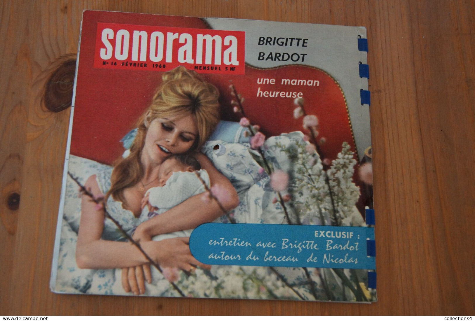 SONORAMA N° 16 FEV 1960 DE GAULLE ALGER ALBERT CAMUS BARDOT MARTINE CAROL BRIALY ET +