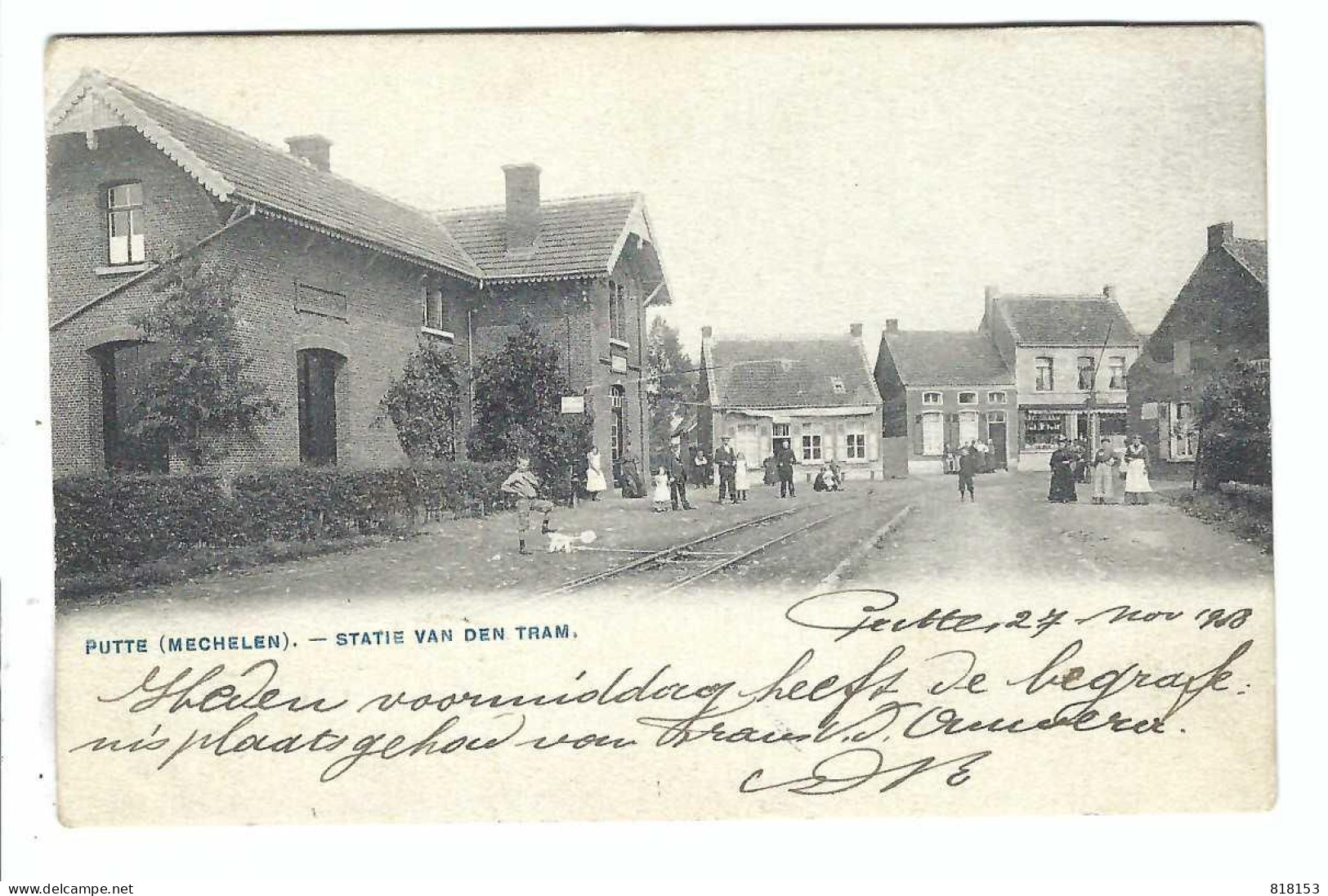 PUTTE (MECHELEN) - STATIE VAN DEN TRAM 1908 - Putte