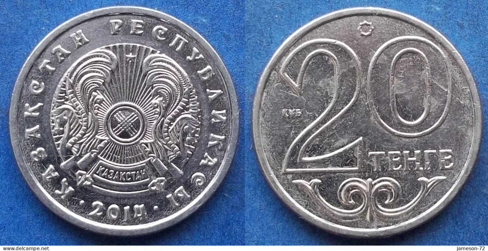 KAZAKHSTAN - 20 Tenge 2014 KM# 26 Independent Republic (1991) - Edelweiss Coins - Kazachstan