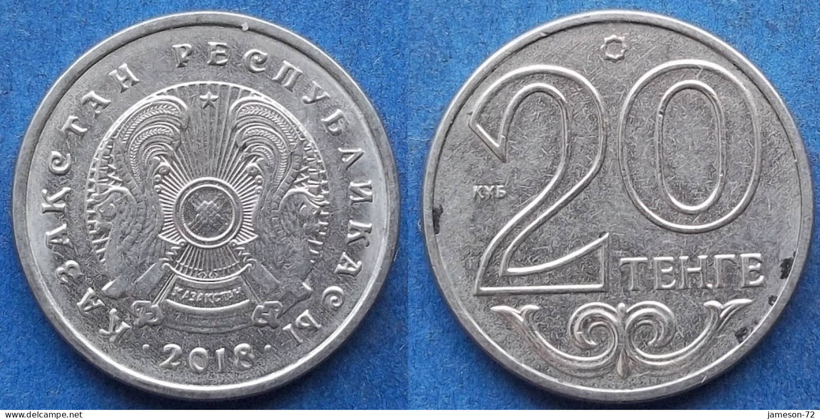 KAZAKHSTAN - 20 Tenge 2018 Independent Republic (1991) - Edelweiss Coins - Kazachstan