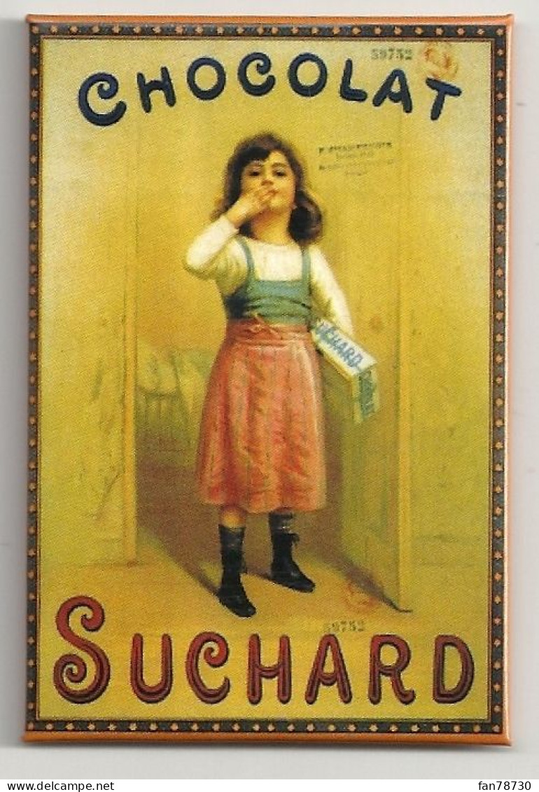 Magnet Affiche Ancienne Chocolat Suchard - Frais Du Site Déduits - Reclame