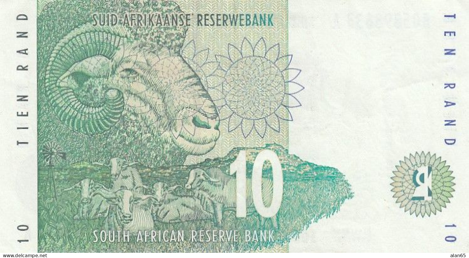 South Africa, #123b,10 Rand 1999 Banknote - Südafrika