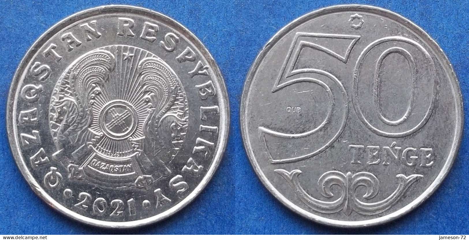 KAZAKHSTAN - 50 Tenge 2021 Independent Republic (1991) - Edelweiss Coins - Kazakistan