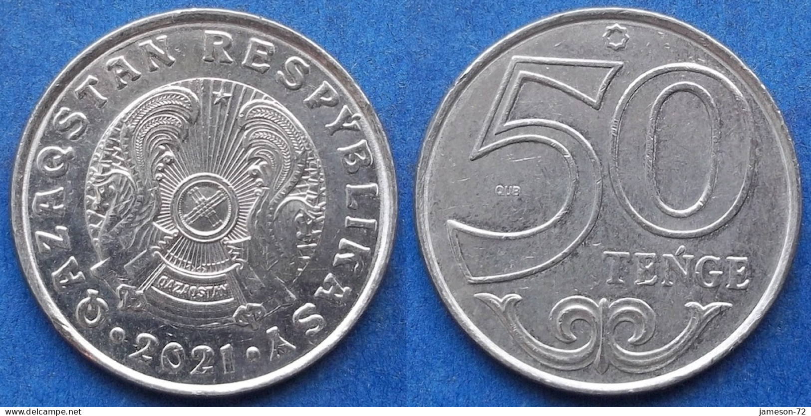 KAZAKHSTAN - 50 Tenge 2021 Independent Republic (1991) - Edelweiss Coins - Kazakhstan