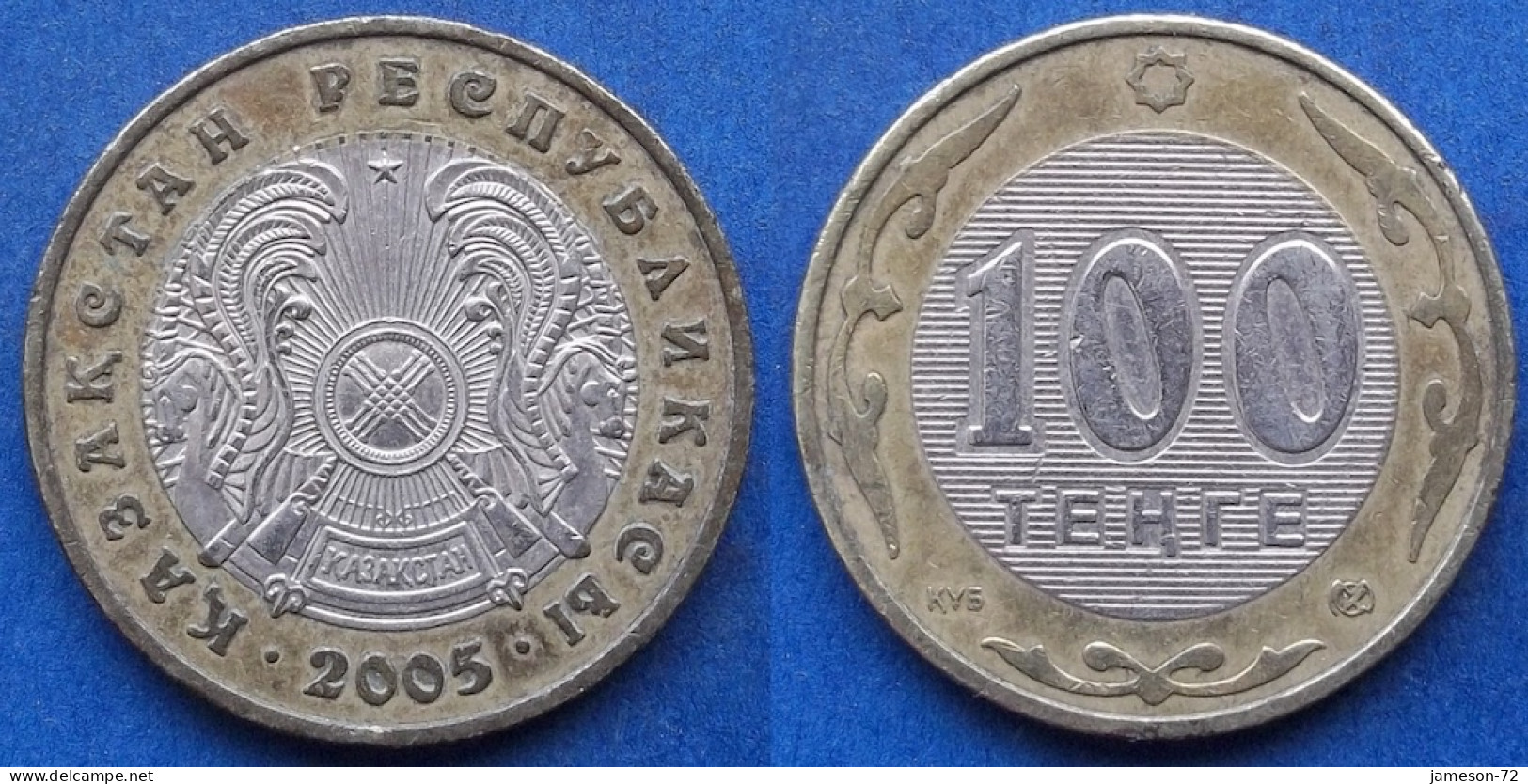 KAZAKHSTAN - 100 Tenge 2005 KM# 39 Independent Republic (1991) - Edelweiss Coins - Kazachstan