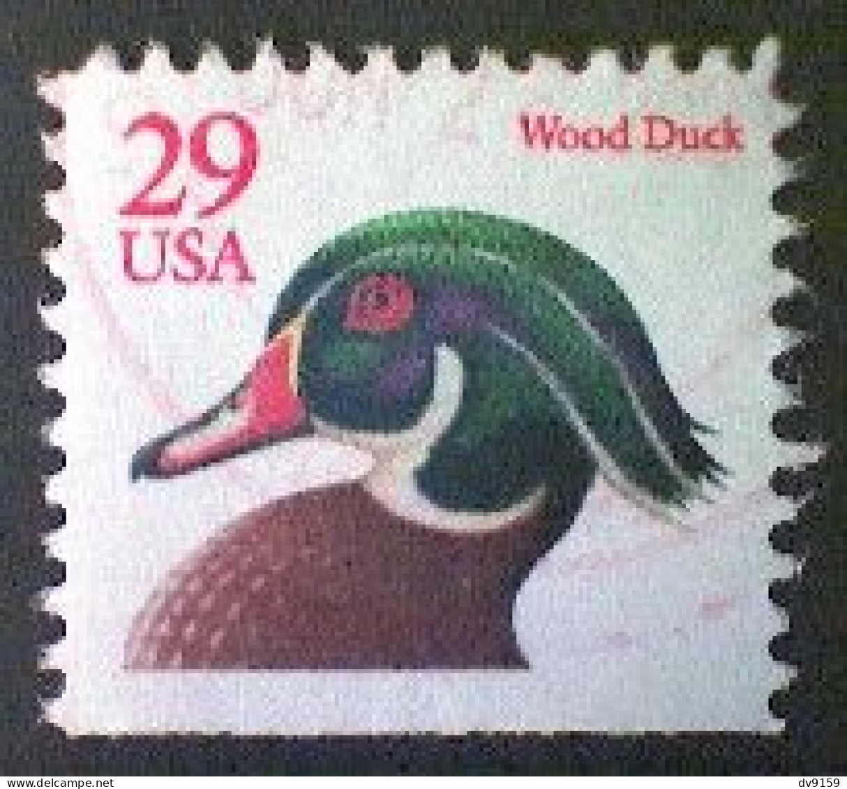 Stamps, United States, Scott #2485, Used(o), 1991,  Wood Duck Definitive, 29¢, Multicolored - Used Stamps