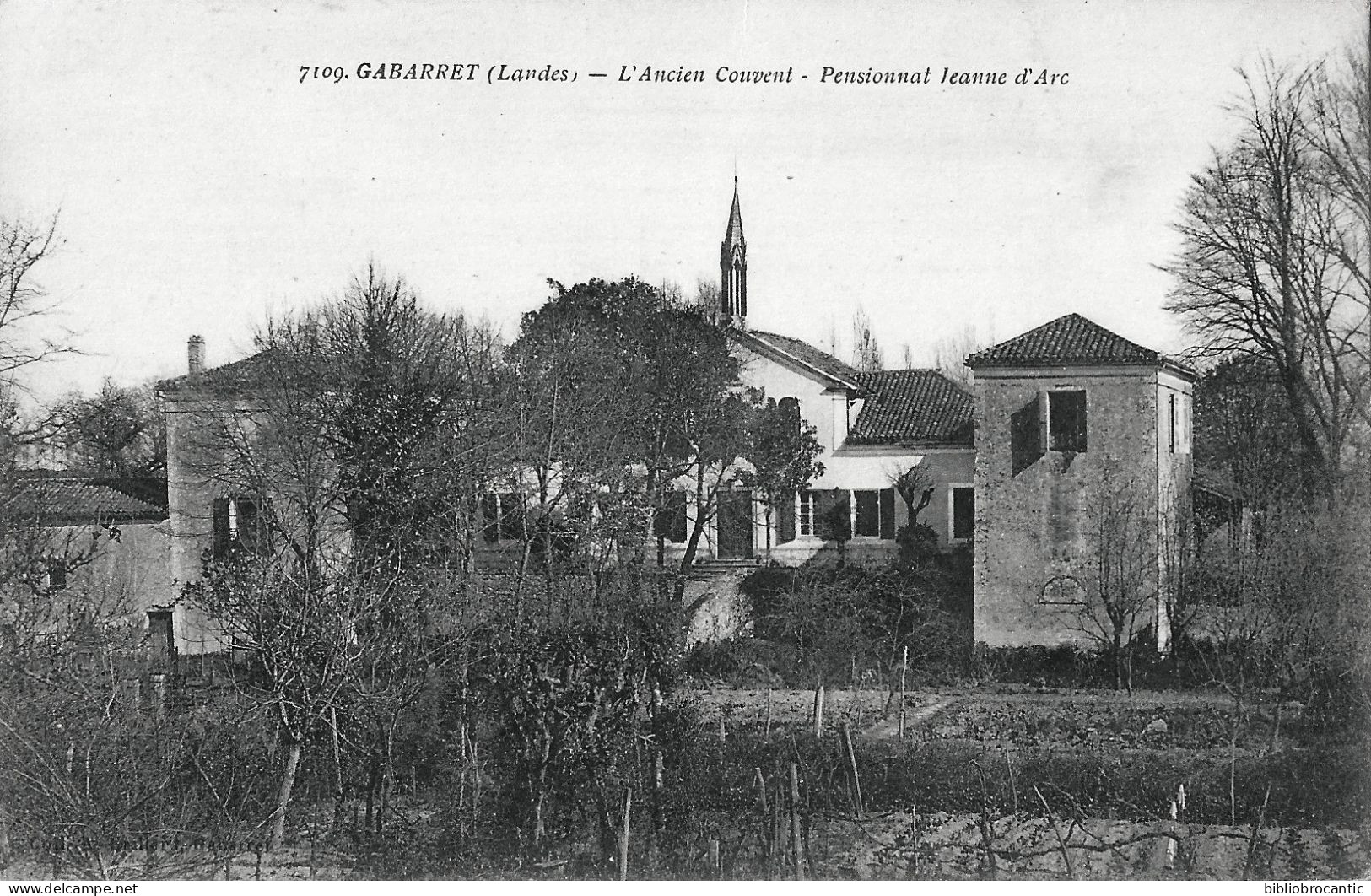 D40 GABARRET (Landes) - L'ANCIEN COUVENT - PENSIONNAT JEANNE D'ARC - Gabarret