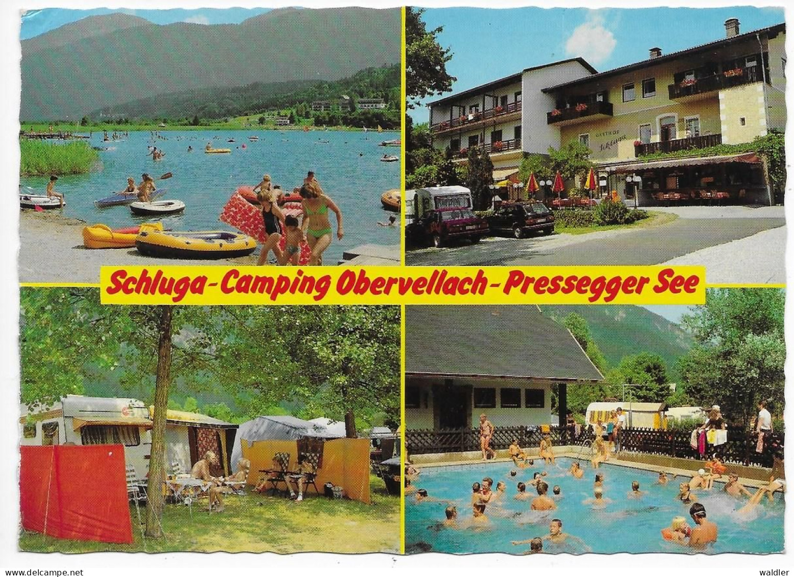 9821  OBERVELLACH  --  SCHLUGA CAMPING - Obervellach