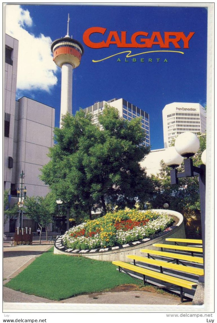 CALGARY - SPEAKER'S CORNER PARK PAN CANADIAN TOWER  CALGARY TOWER - Calgary