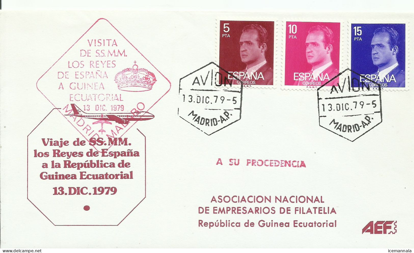 ESPAÑA, SOBRE  CONMEMORATIVO  AÑO  1979 - Storia Postale