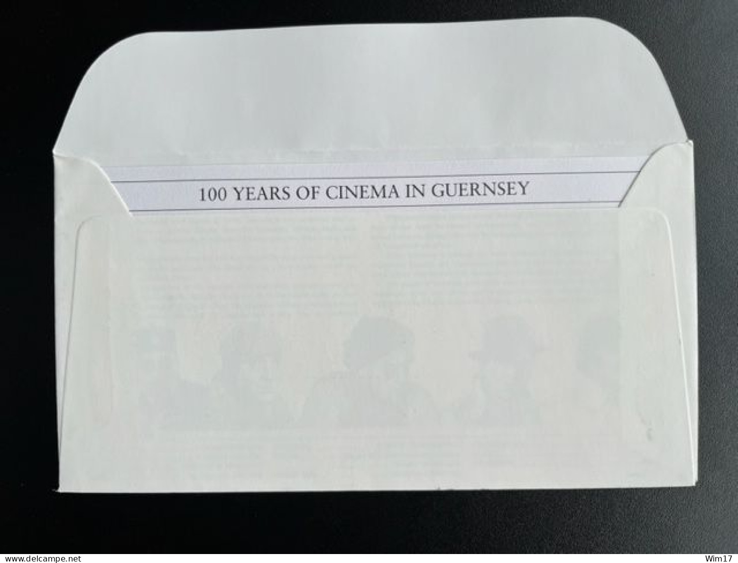 GUERNSEY 1996 FDC CLASSIC SCREEN DETECTIVES HUMPHREY BOGART AS PHILIP MARLOWE - Guernesey