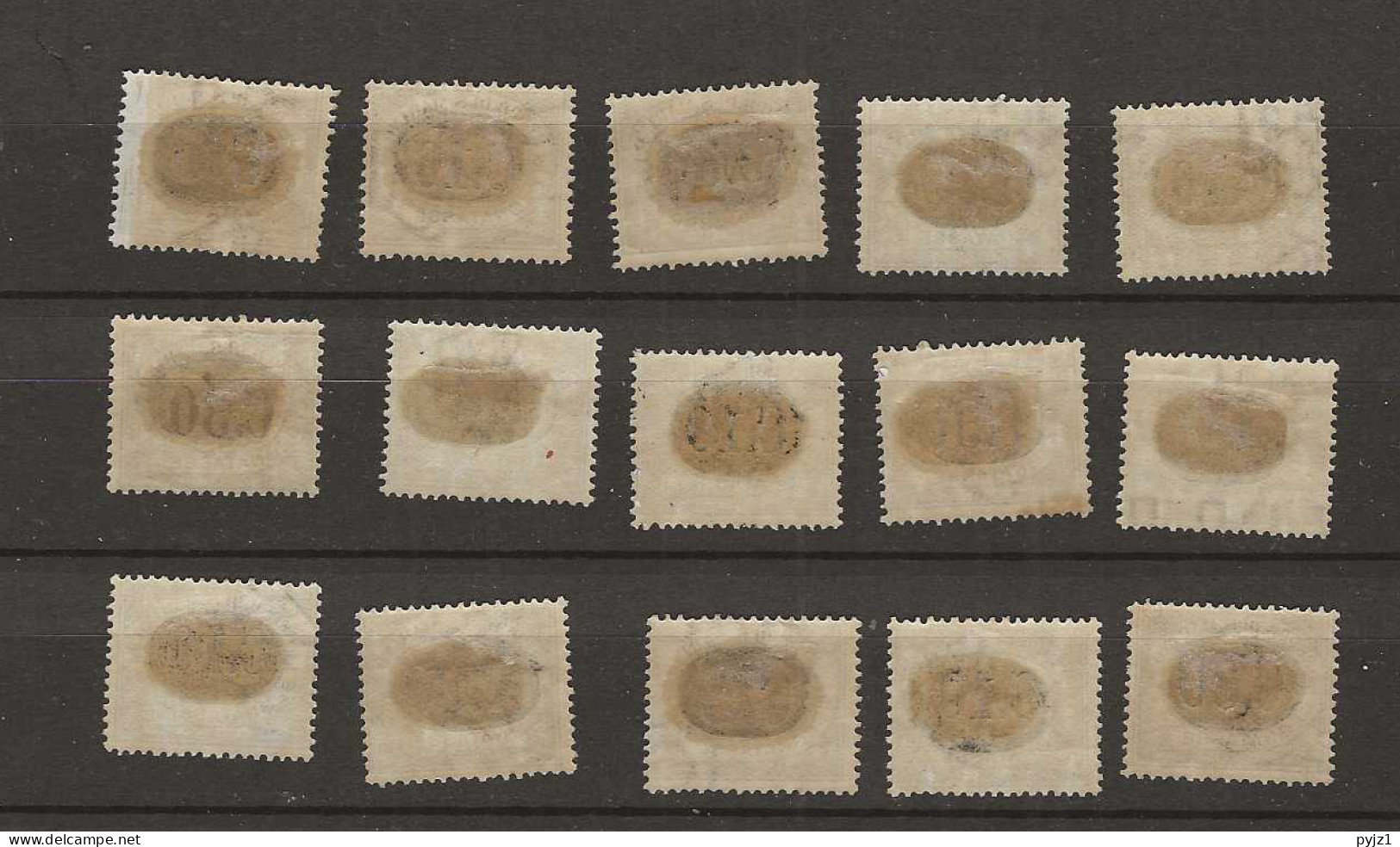 1931 MH San Marino Postage Due Mi 32-45 - Timbres-taxe