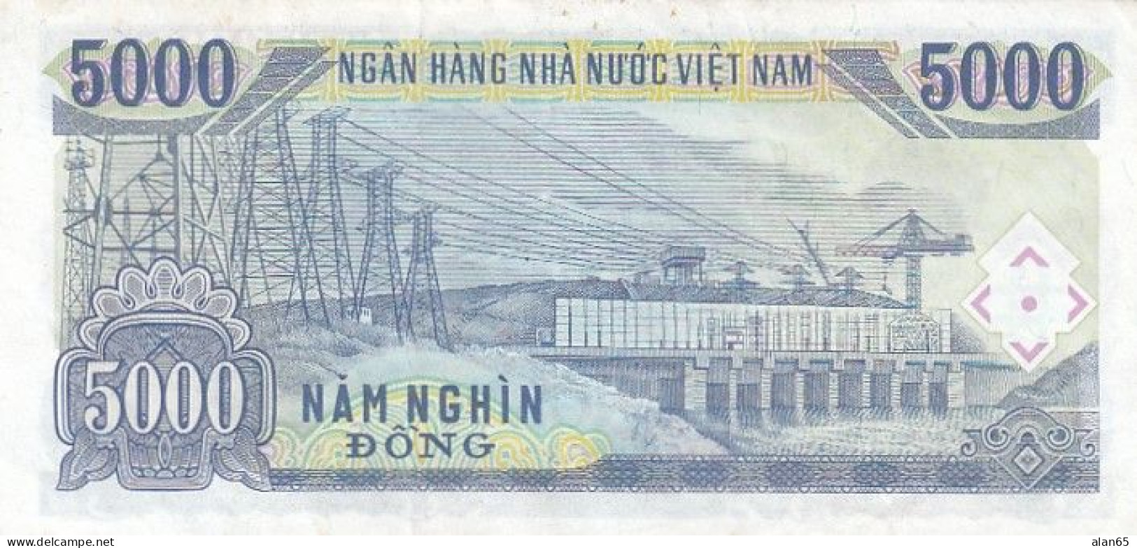 Vietnam #108, 5000 Dong, 1991/1993 Banknote - Vietnam