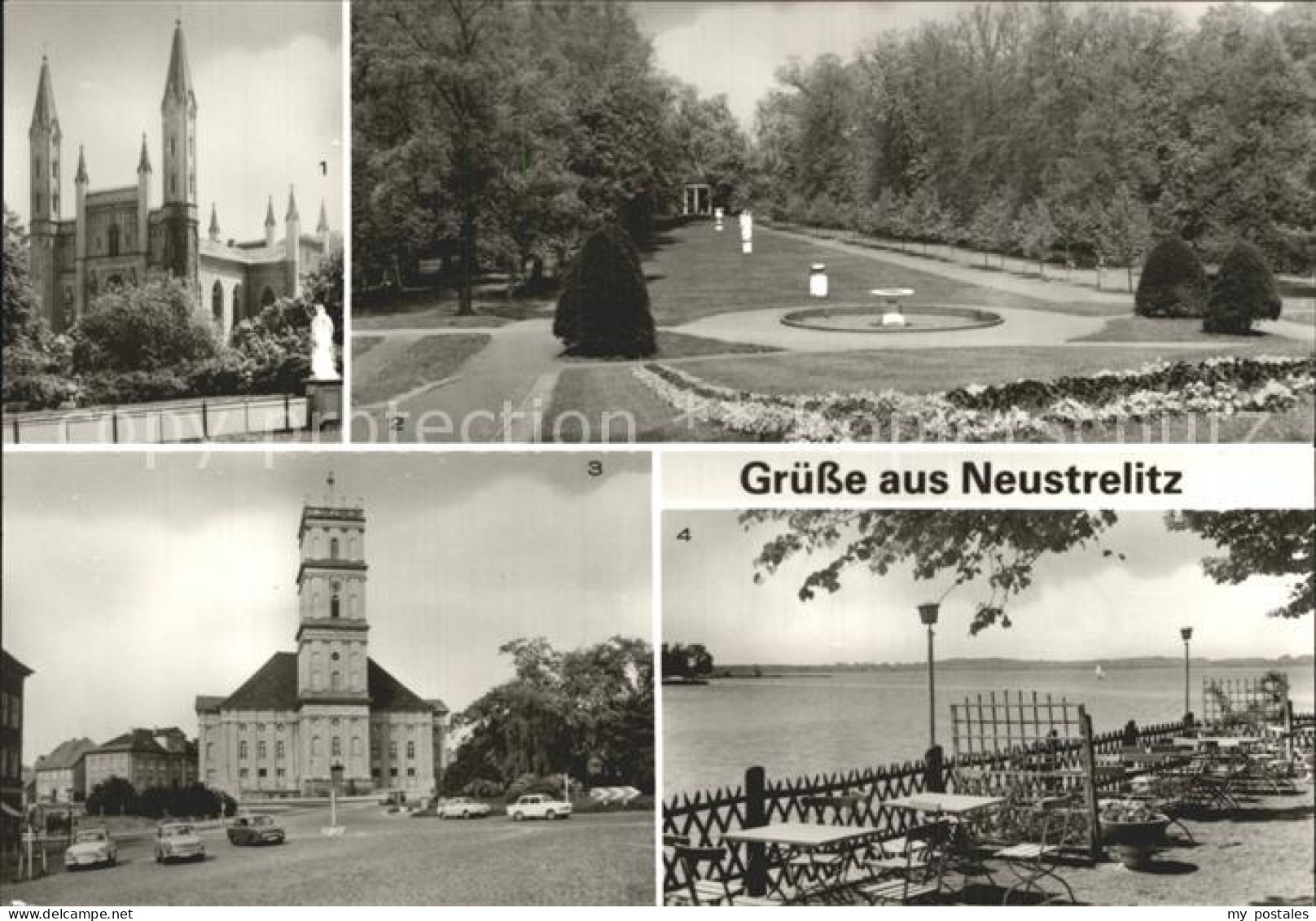 72343486 Neustrelitz Schlosskirche Stadtpark Markt Stadtkirche Zierker See Neust - Neustrelitz