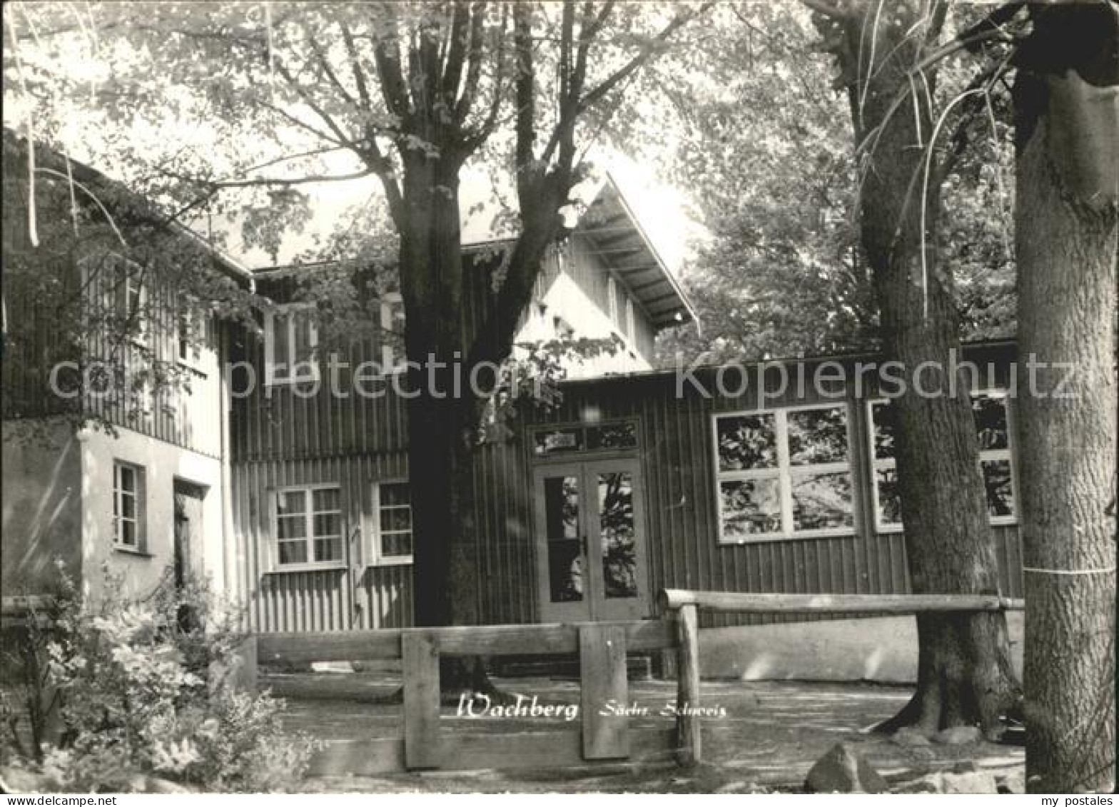 72343349 Saupsdorf Wachberg Berggaststaette Handabzug Kirnitzschtal - Kirnitzschtal