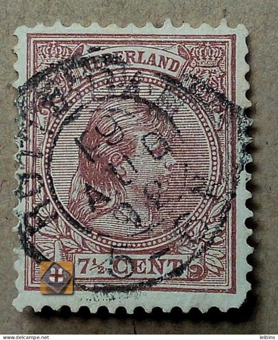 1891 Niederlande Mi.36 A/b /o - Oblitérés