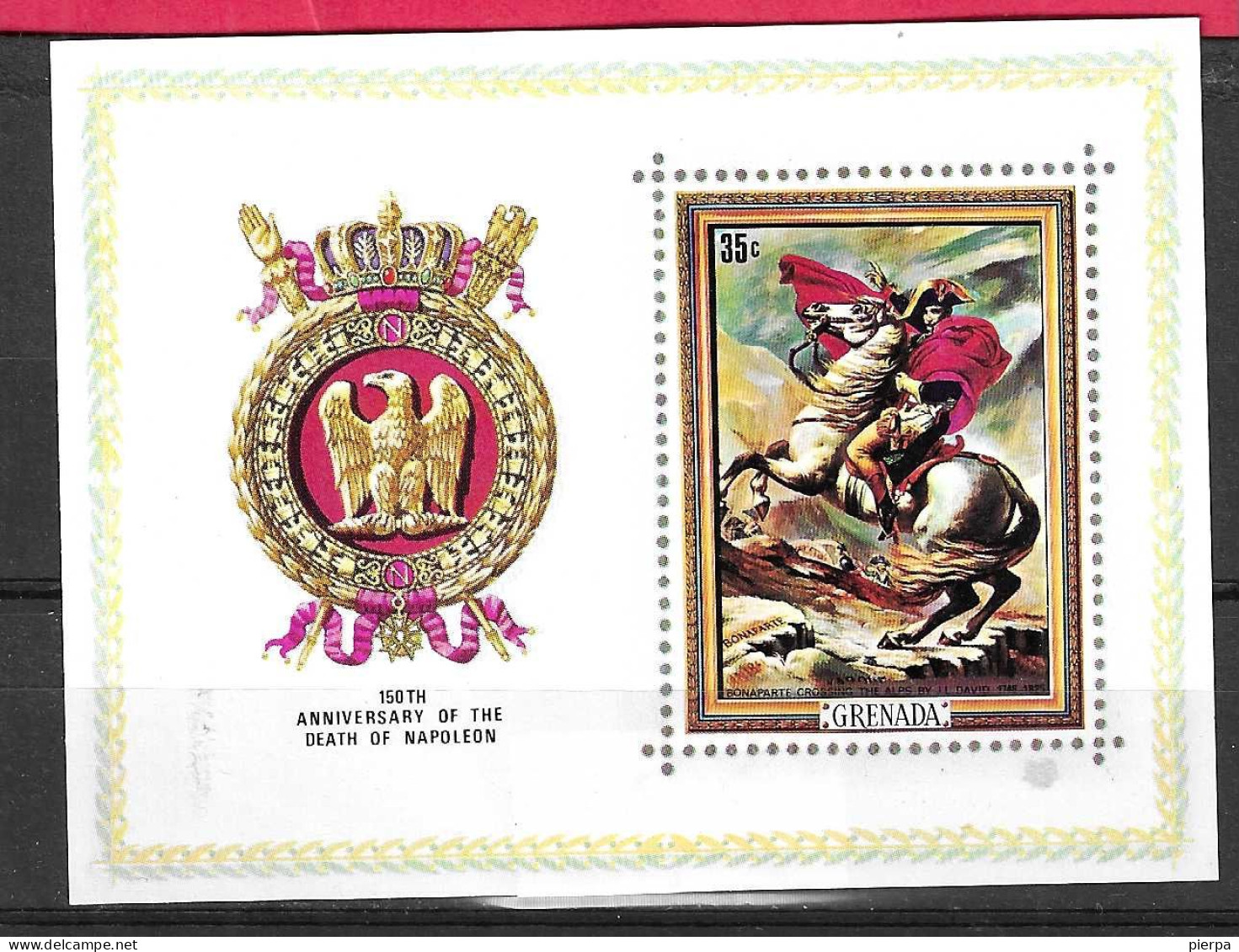 GRENADA - 1971 - NAPOLEONE - FOGLIETTO - NUOVO MNH** (YVERT BF 15 - MICHEL BL 17) - Napoléon