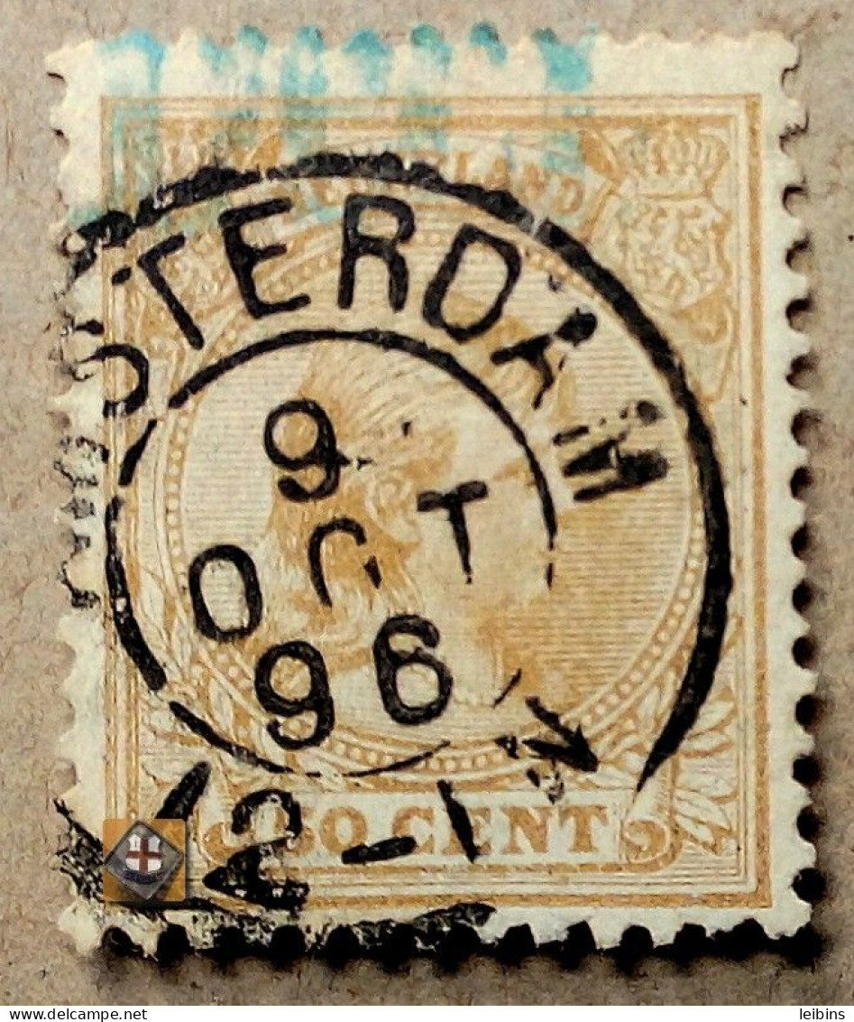 1891 Niederlande Mi.43 A/b /o - Usati