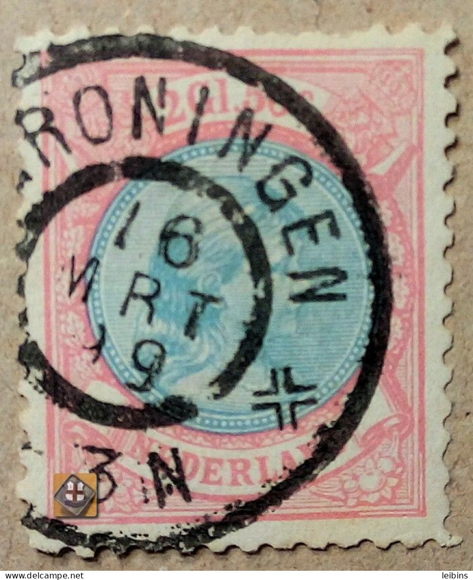 1894 Niederlande Mi.45 B /o - Gebraucht