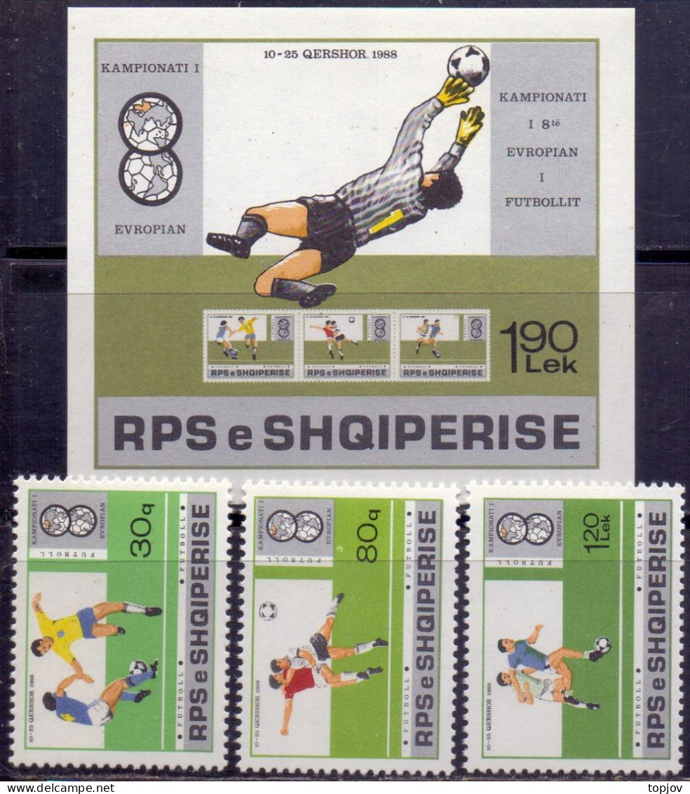 ALBANIA - FOOTBALL CHAMPIONS - **MNH - 1988 - Europees Kampioenschap (UEFA)