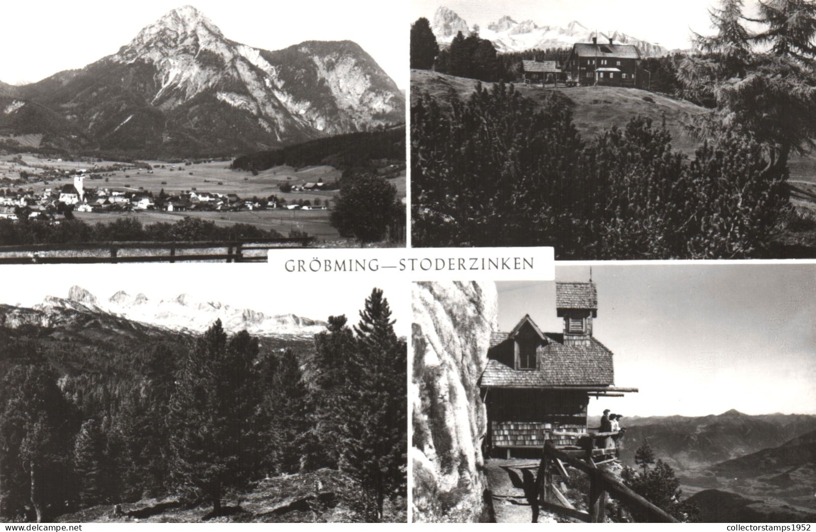 BROBMING, STYRIA, MULTIPLE VIEWS, ARCHITECTURE, MOUNTAIN, AUSTRIA, POSTCARD - Gröbming