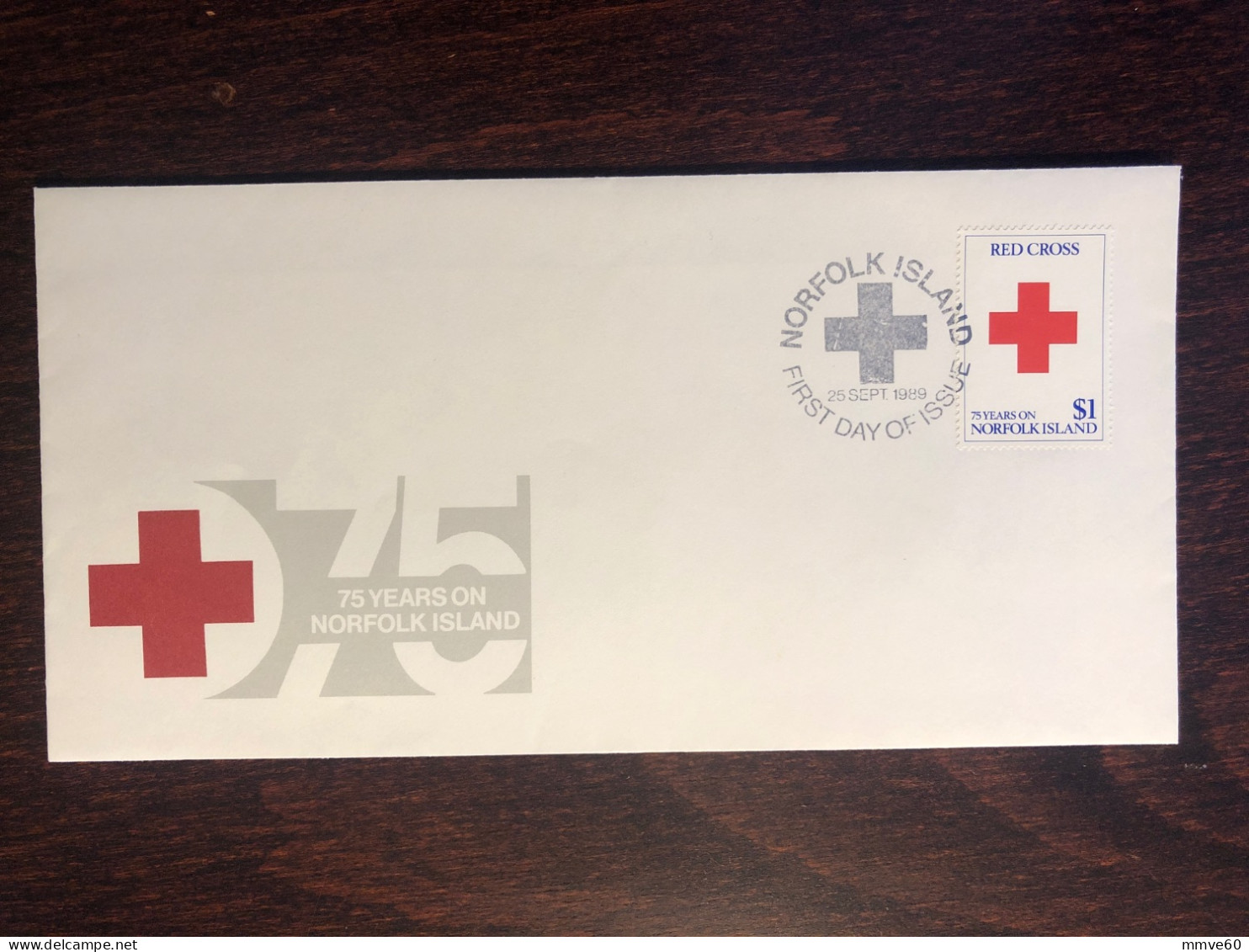 NORFOLK ISLAND FDC COVER 1989 YEAR RED CROSS HEALTH MEDICINE STAMPS - Ile Norfolk