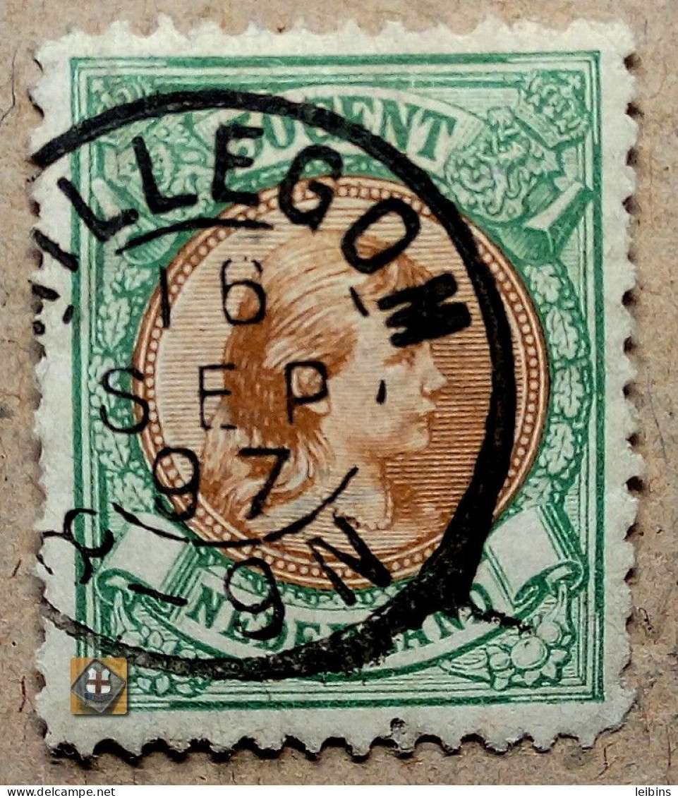 1896 Niederlande Mi.46 B /o - Gebraucht