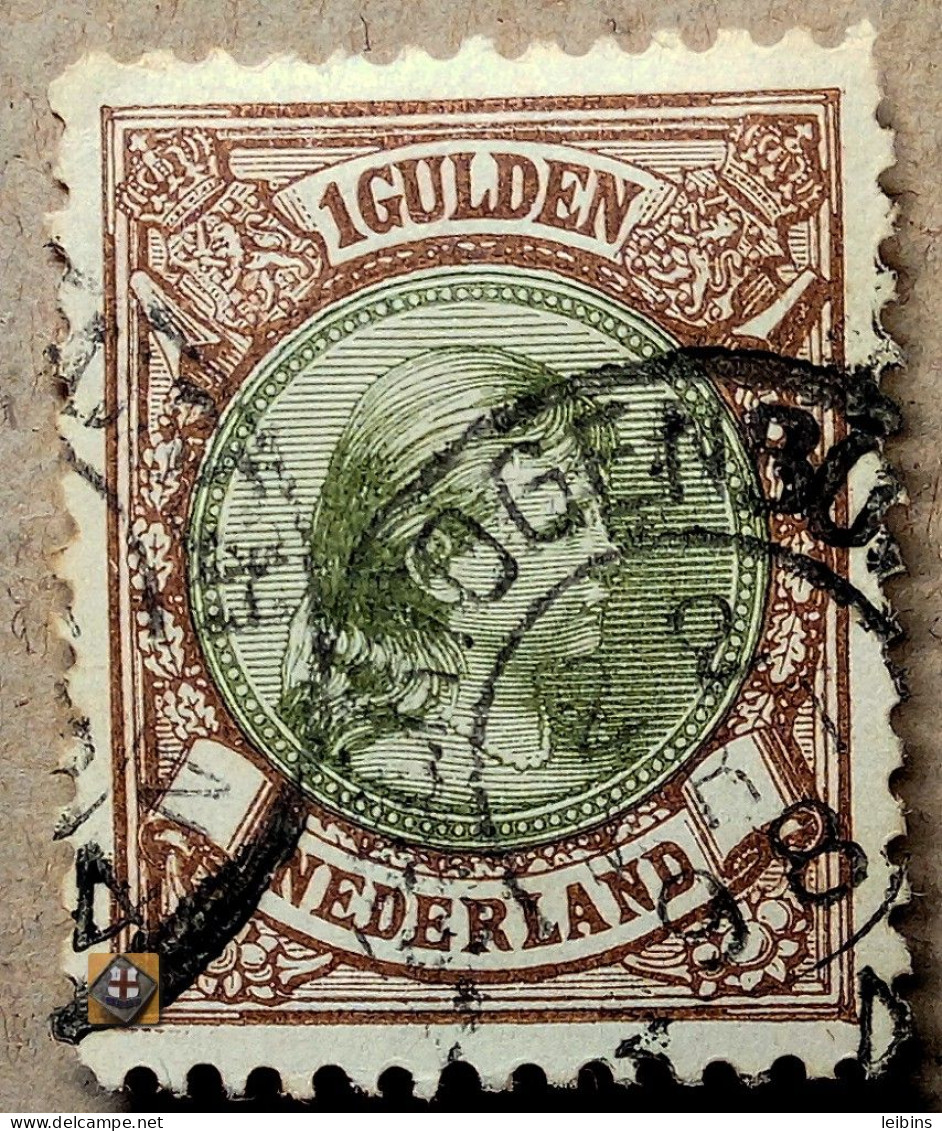 1896 Niederlande Mi.47 B /o - Oblitérés