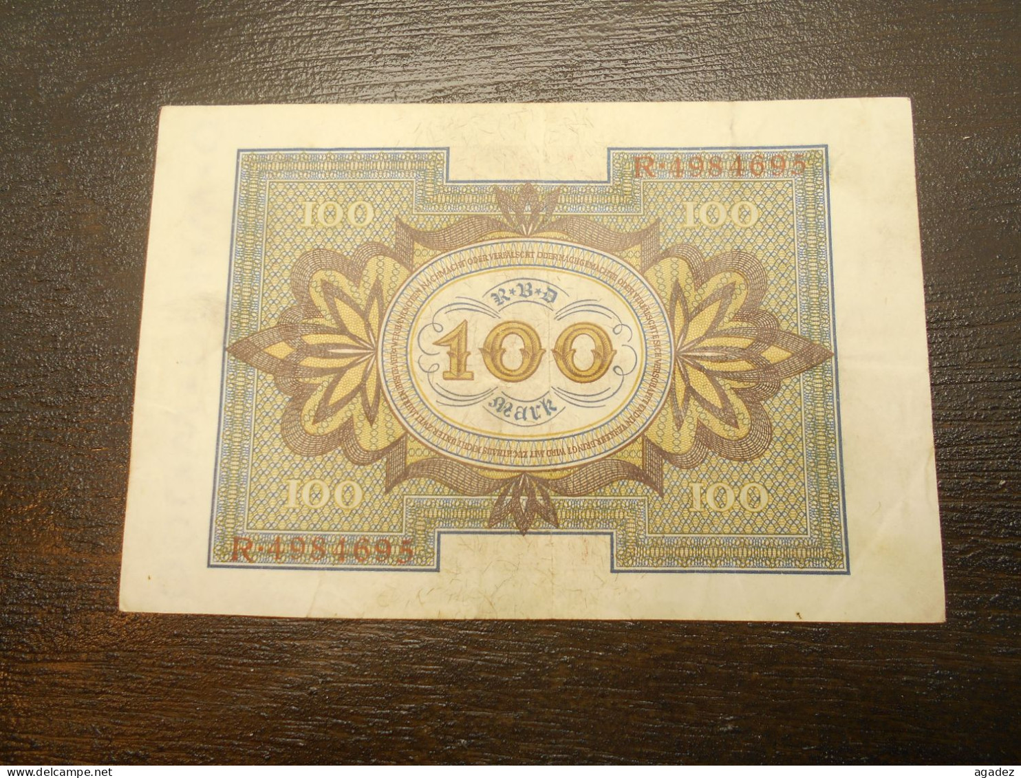 Ancien Billet 100 Mark  1920 - 100 Mark