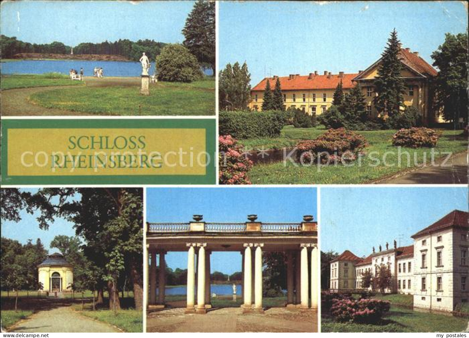 72337233 Rheinsberg Grienericksee Kavaliershaus Pavillon Schlosspark Kolonnaden  - Zechlinerhütte