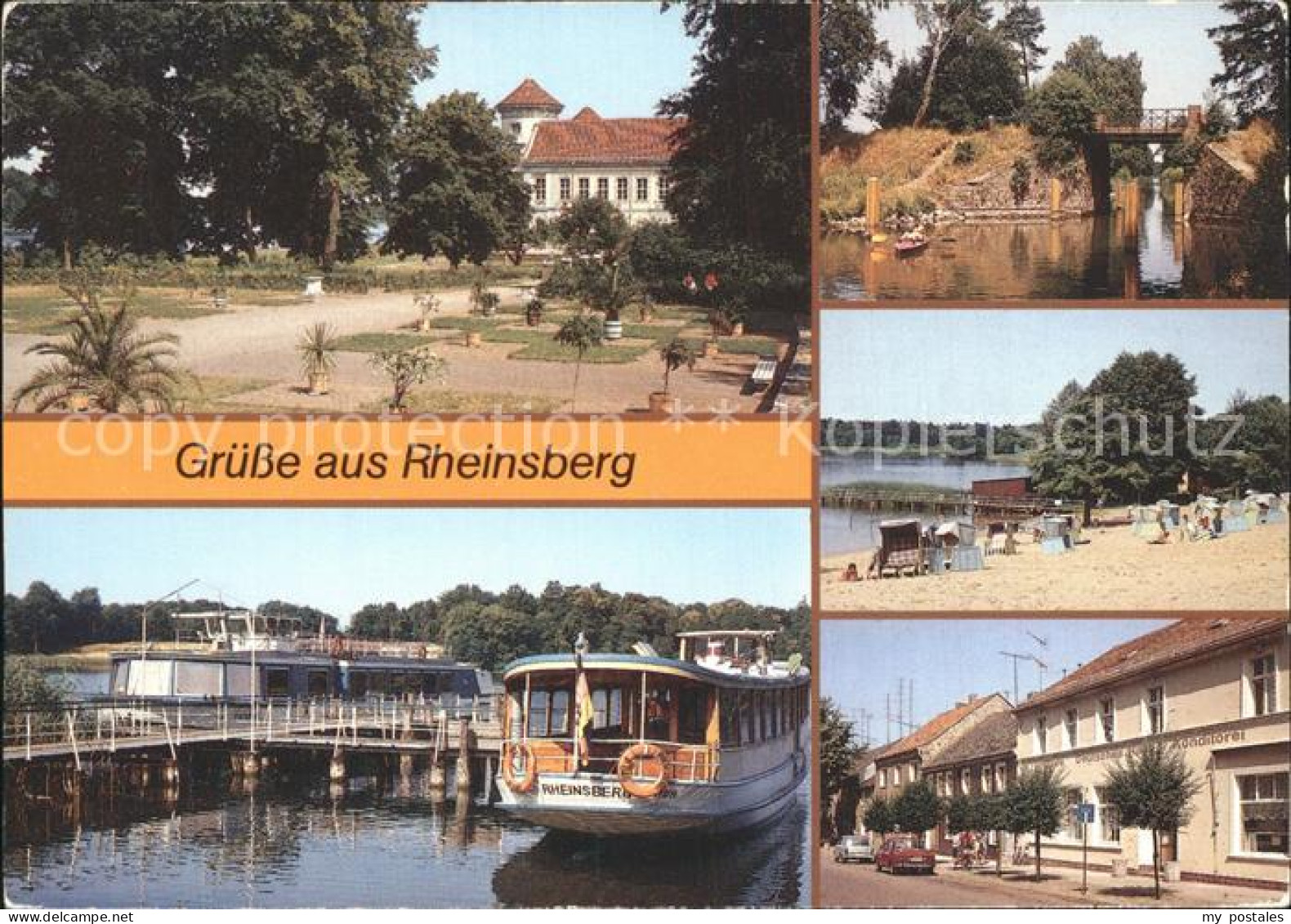72337232 Rheinsberg Orangerie Schlosspark Anlegestelle Weisse Flotte Schlabornbr - Zechlinerhütte