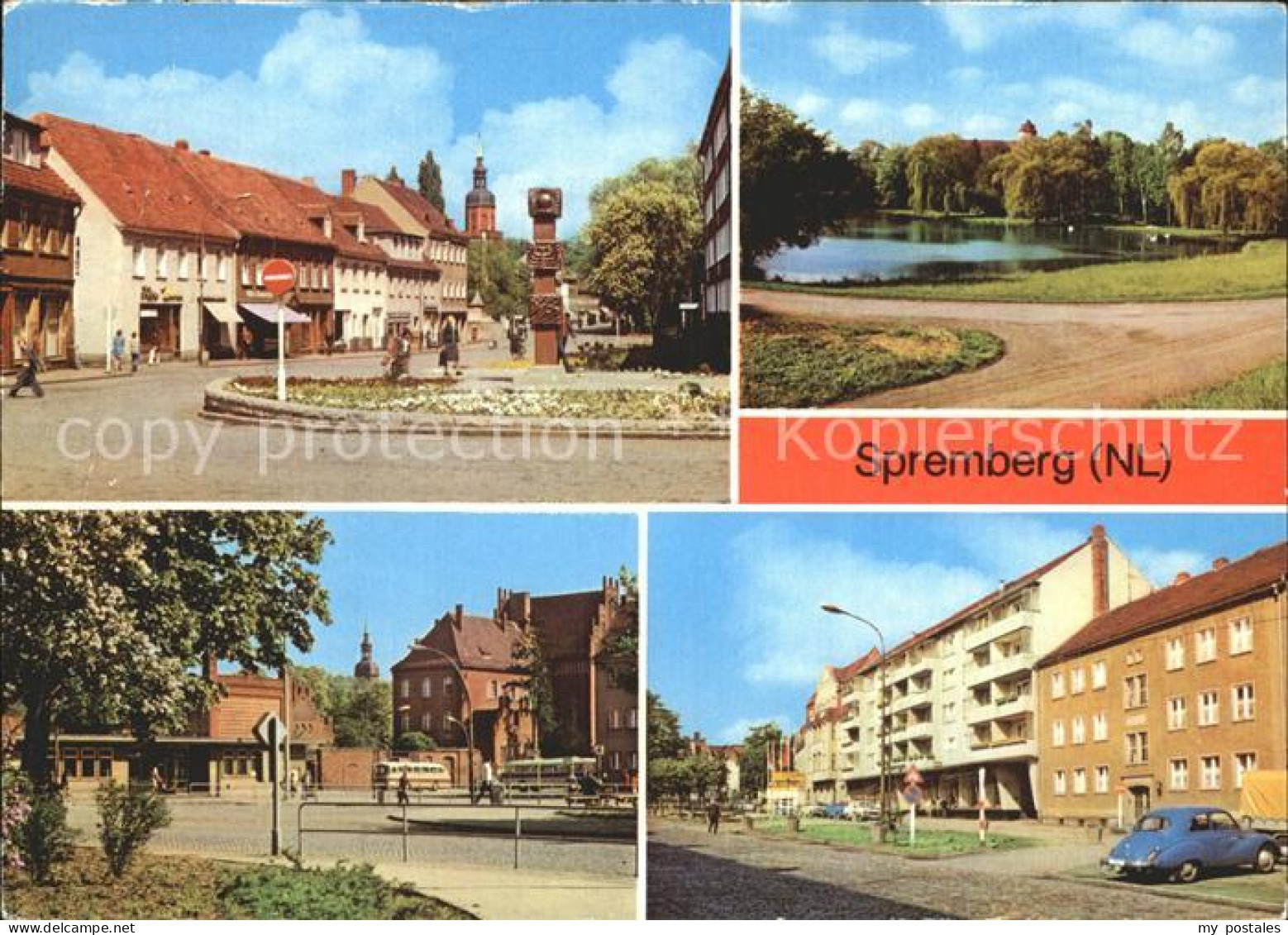 72337191 Spremberg Niederlausitz Clara Zetkin Strasse Schloss Busbahnhof Sprembe - Spremberg
