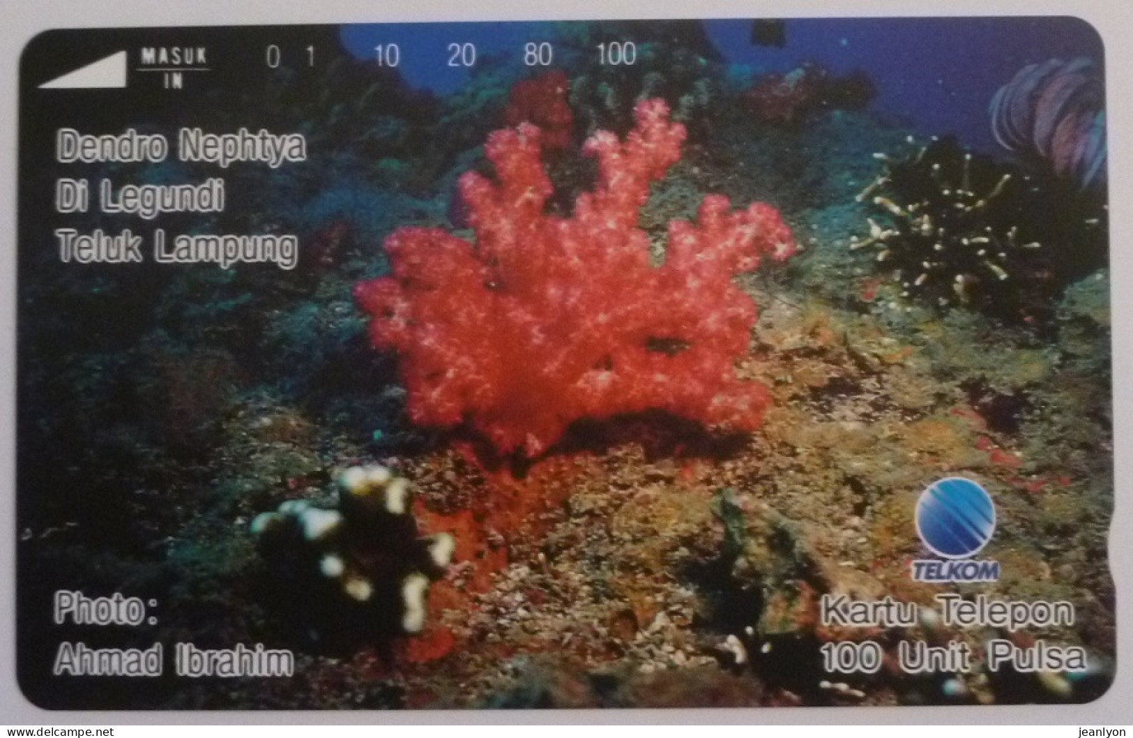 CORAIL - FONDS MARINS - Carte Téléphone INDONESIE Sans Perforation D'utilisation - Paysages