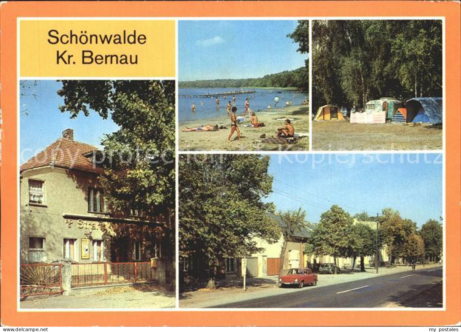 72337115 Schoenwalde Wandlitz HO Gaststaette Strand Idyll Gorinsee Campingplatz  - Wandlitz