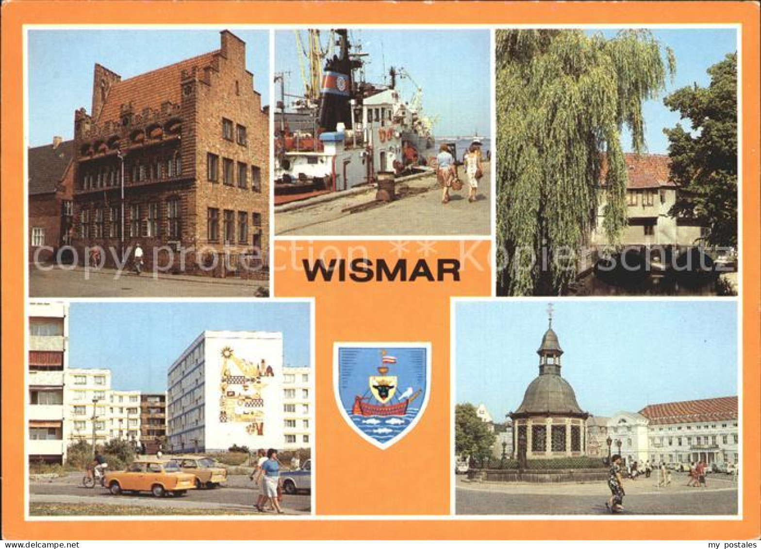 72337044 Wismar Mecklenburg Archidiakonat Hafen Gewoelbe Runde Grube Neubaugebie - Wismar