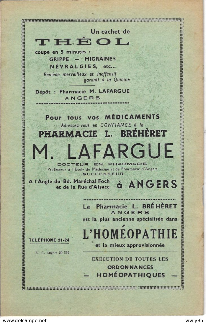 49 - BEAUPREAU - Bulletin Semestriel Du Petit Séminaire - 1950 - Pays De Loire