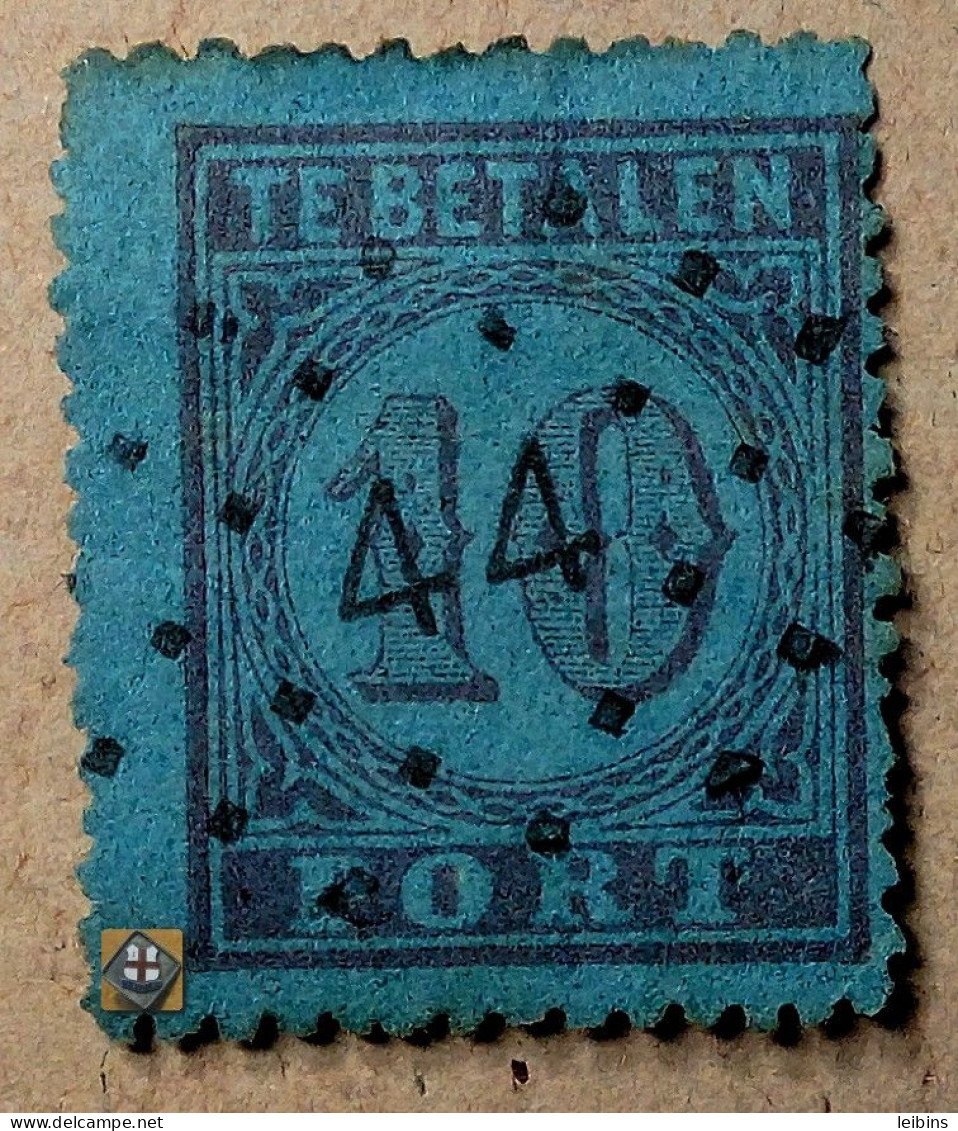 1870 Niederlande Mi.P 2 A /o - Impuestos