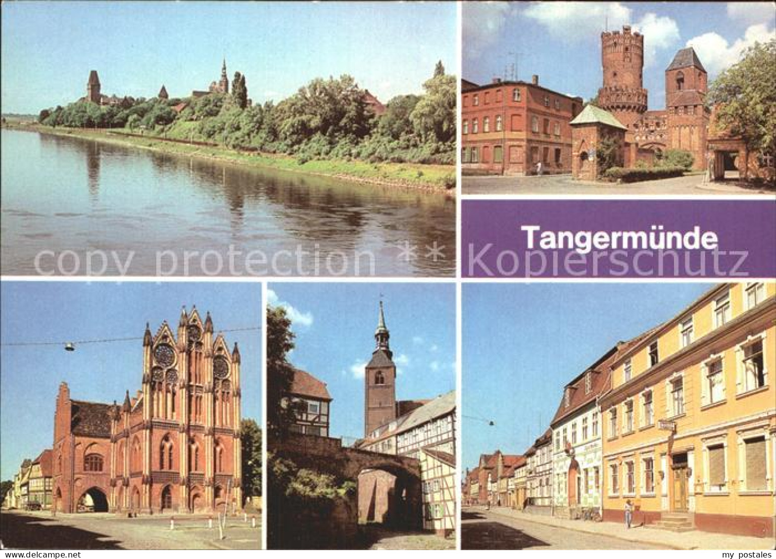 72333181 Tangermuende Elbpartie Neustaedter Tor Rossfurt Leninstrasse Tangermuen - Tangermünde