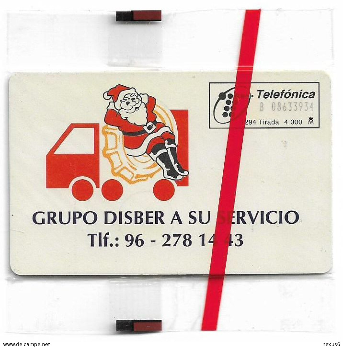 Spain - Telefónica - Grupo Disber - P-104 - 12.1994, 500PTA, 4.000ex, NSB - Privatausgaben