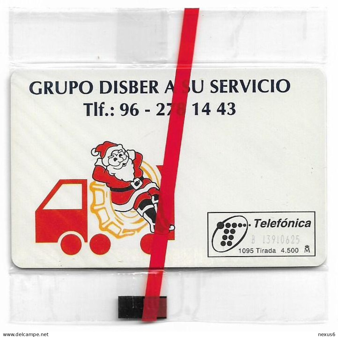 Spain - Telefónica - Grupo Disber - P-154 - 10.1995, 500PTA, 4.500ex, NSB - Privé-uitgaven