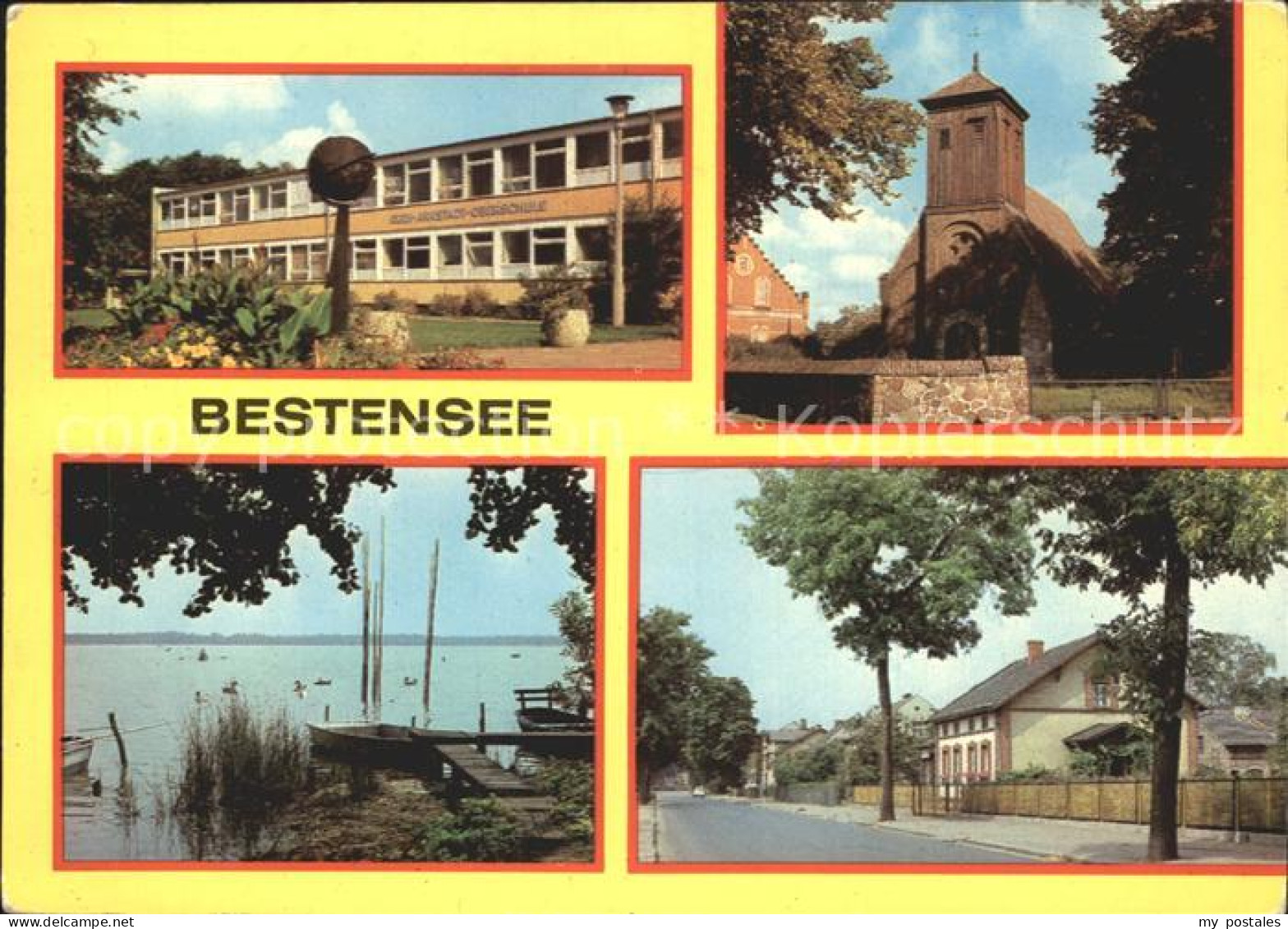 72332239 Bestensee Oberschule Kirche Paetzer Vordersee Hauptstrasse Bestensee - Bestensee