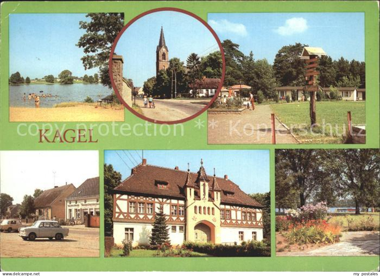 72332187 Kagel Bauernsee Kirche Naherholungszentrum Dorfstrasse Kinderferienlage - Grünheide