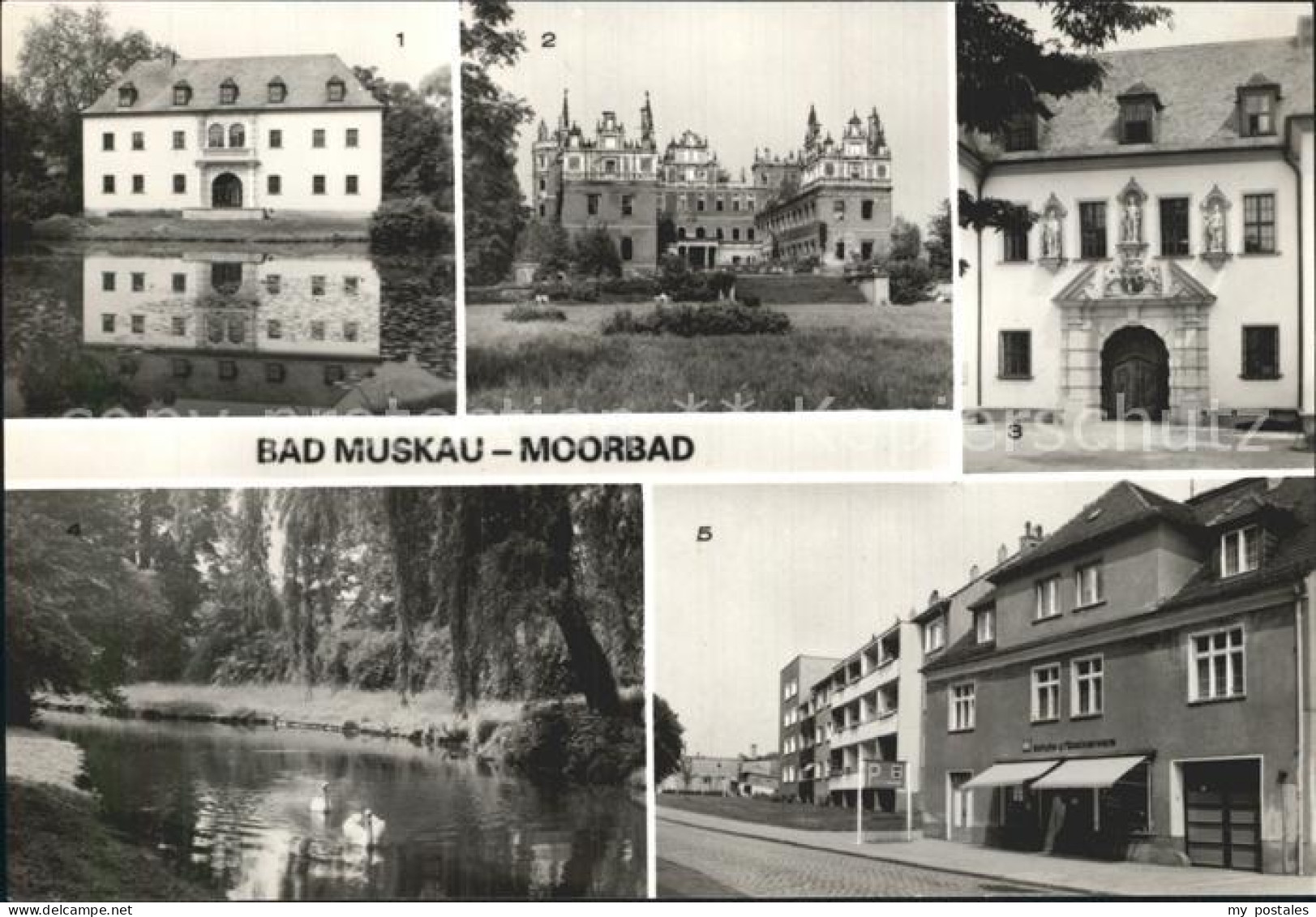 72332058 Bad Muskau Oberlausitz Moorbad Schloss Ruine Park Kirchstrasse Bad Musk - Bad Muskau